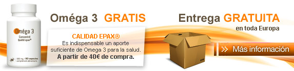 Omega 3 gratis y entrega gratuita