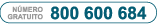 Teléfono gratuito 800 600 684