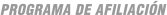 Programa de afiliación