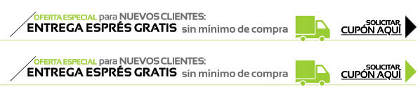 Oferta especial para nuevos clientes: Transporte gratuito sin mínimo de compra
