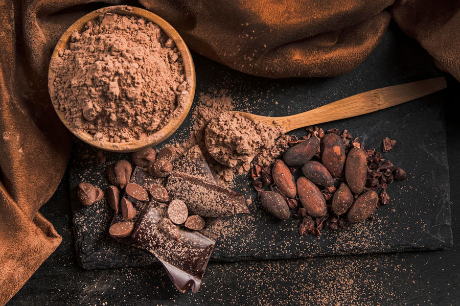 Un entrenamiento con batido de cacao. Proteínas de cacao