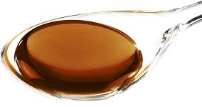 Cuchara con Solución oral de rhodiola ecológica líquida