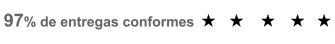 97% de envíos satisfechos