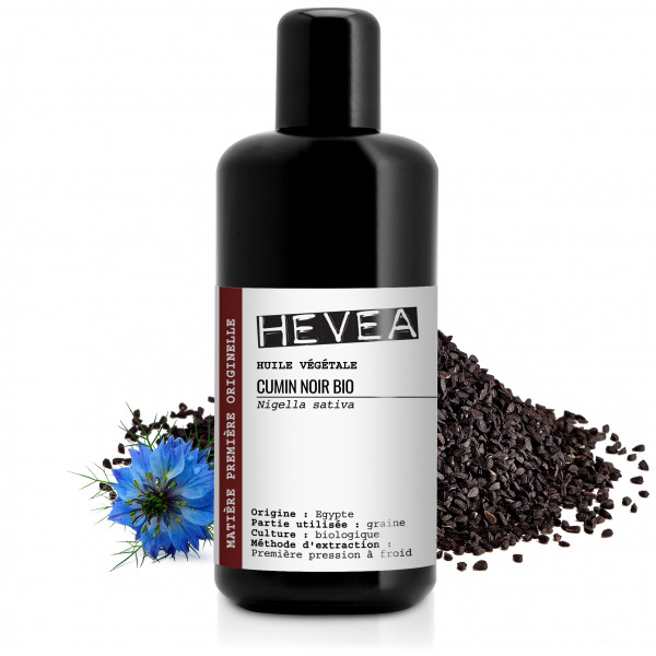 Aceite vegetal de comino negro ecológico